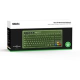 8BitDo Retro 87 Mechanical Keyboard - Xbox Edition, gaming toetsenbord Groen, US lay-out, Kailh Box Jellyfish X, TKL, ABS keycaps, Bluetooth 5.0, Wireless 2.4G, USB