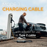 Juice Technology JUICE BOOSTER 3 air Europe traveller set laadpaal Antraciet/zwart, 1,4 - 11 kW, 3,1 meter kabel, WLAN, BT