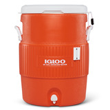 Igloo 400 Series Seat Top Barrel 10 Gallon, 37,85 liter koelbox Oranje/wit