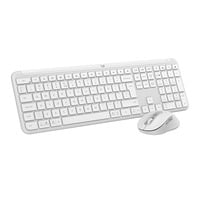 Logitech MK950 Signature Slim Wireless Keyboard en Muis Combo, desktopset Wit, US-International, 400 - 4000 DPI