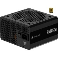 Corsair RM750e (2025), 750 Watt voeding Zwart, 1x 12VHPWR, 1x PCIe, Kabel-Management