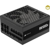 Corsair RM1000x (2025), 1000 Watt voeding Zwart, 4x PCIe, 1x 12VHPWR, kabelmanagement