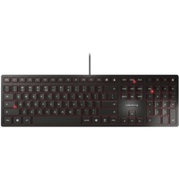 CHERRY KC 6000 SLIM, toetsenbord Zwart, US lay-out, SX-Technologie