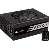 Corsair AX1600i, 1600 Watt voeding Zwart, 10x PCIe, Full Kabel-management